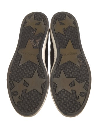 Jimmy Choo Suede Printed Sneakers
