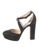 Jimmy Choo Suede D'Orsay Pumps