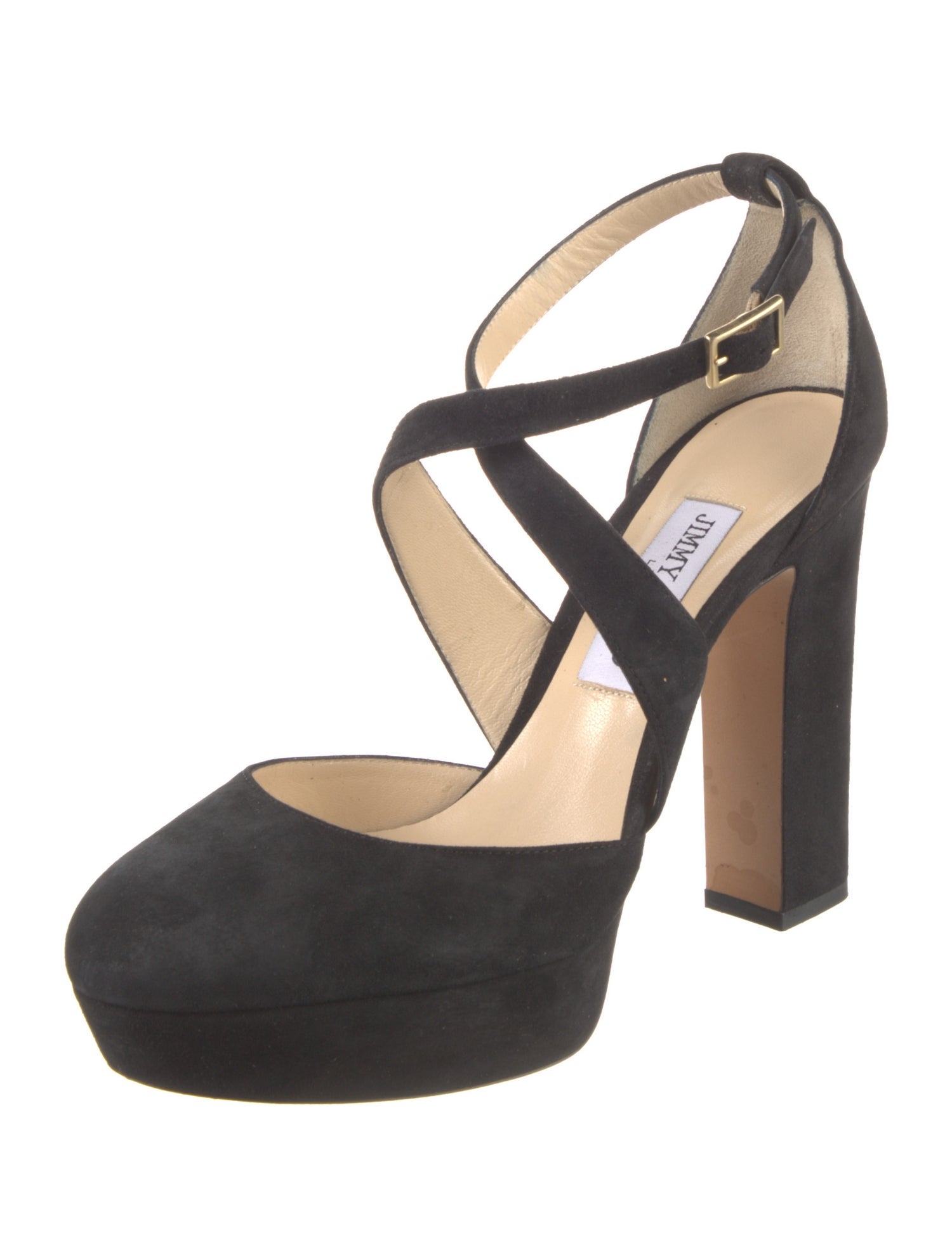 Jimmy Choo Suede D'Orsay Pumps