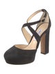 Jimmy Choo Suede D'Orsay Pumps