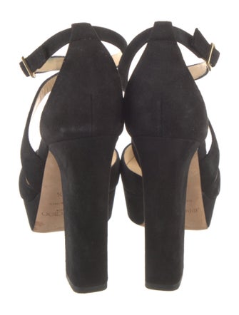 Jimmy Choo Suede D'Orsay Pumps