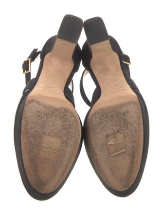 Jimmy Choo Suede D'Orsay Pumps