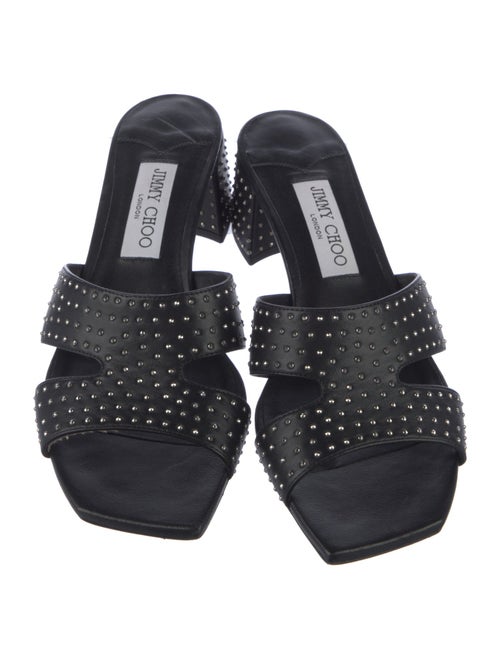 Jimmy Choo Leather Slides