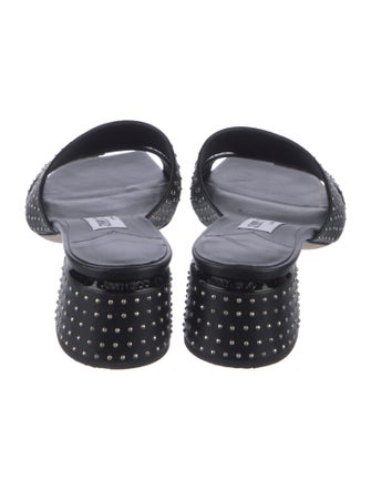 Jimmy Choo Leather Slides