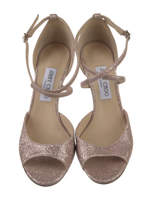 Jimmy Choo Glitter Glitter Accents D'Orsay Pumps