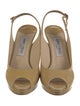 Jimmy Choo Patent Leather Slingback Sandals