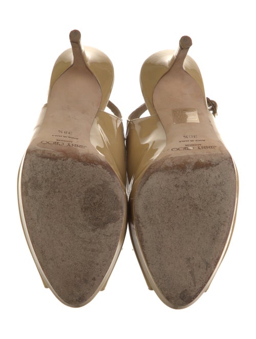 Jimmy Choo Patent Leather Slingback Sandals