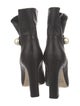 Jimmy Choo Faux Pearl Accents Leather Boots