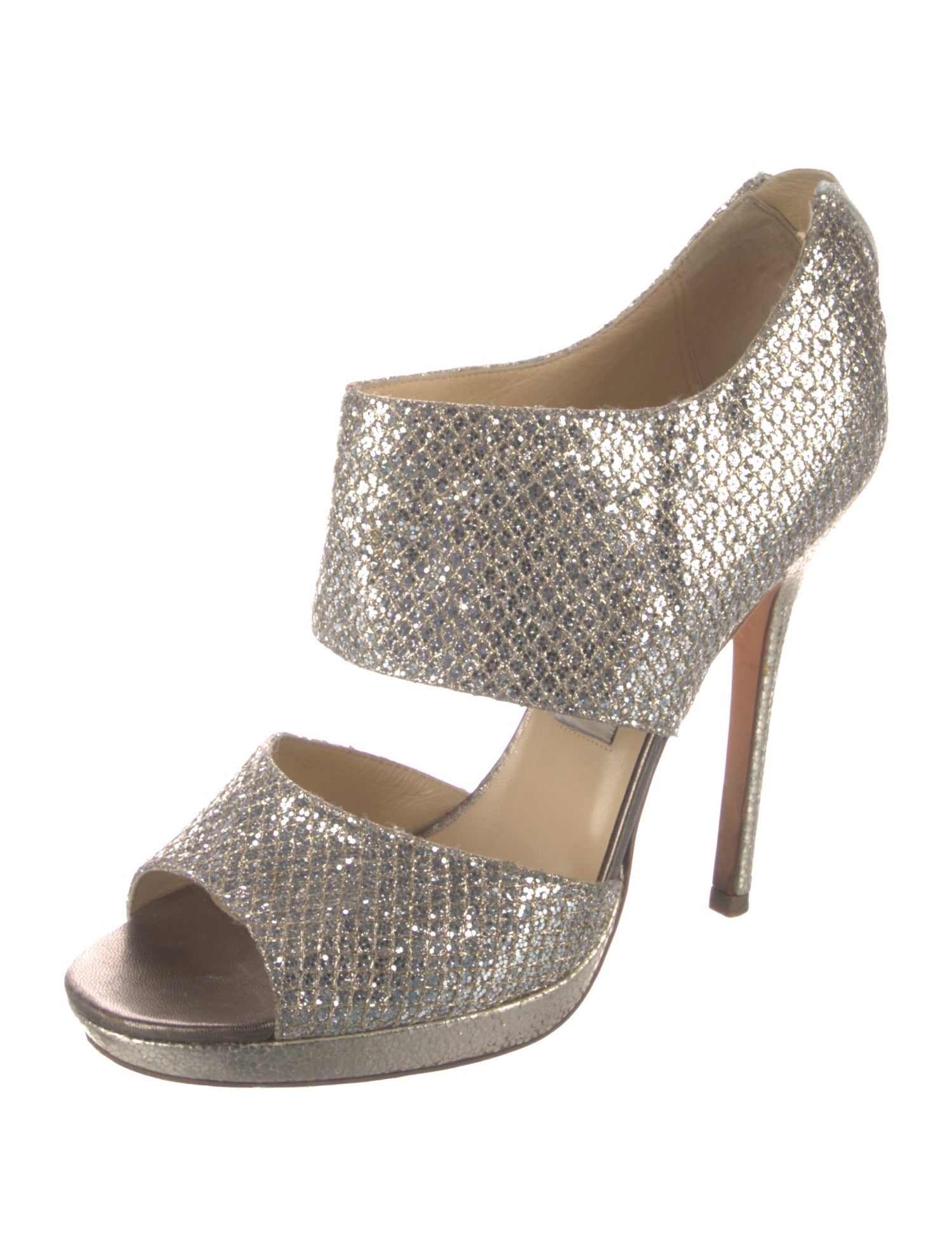 Jimmy Choo Glitter Sandals