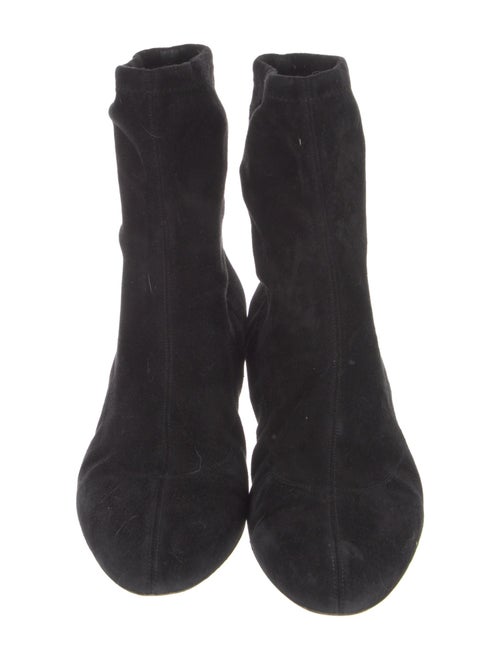 Jimmy Choo Suede Crystal Embellishments Sock Boots