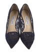 Jimmy Choo Mesh Polka Dot Print Pumps