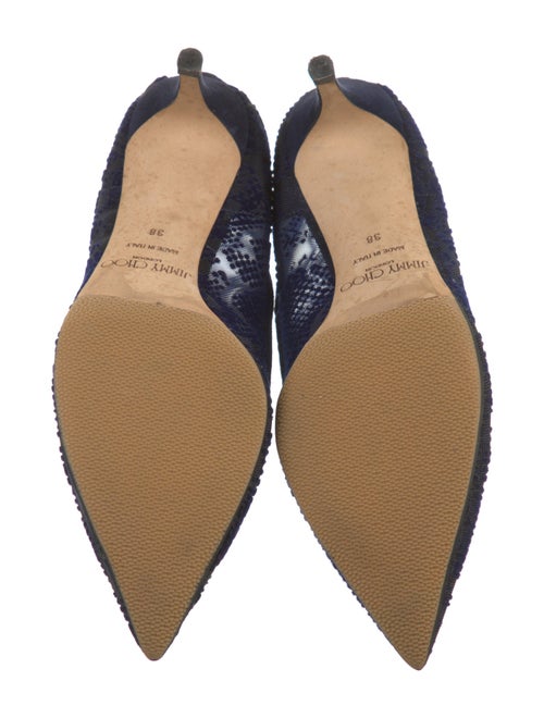 Jimmy Choo Mesh Polka Dot Print Pumps