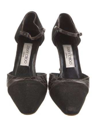 Jimmy Choo Cutout Accent D'Orsay Pumps