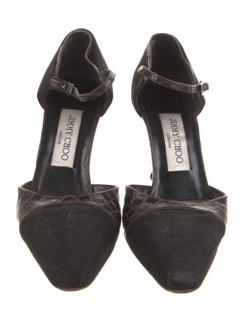 Jimmy Choo Cutout Accent D'Orsay Pumps