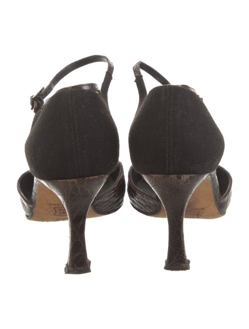 Jimmy Choo Cutout Accent D'Orsay Pumps