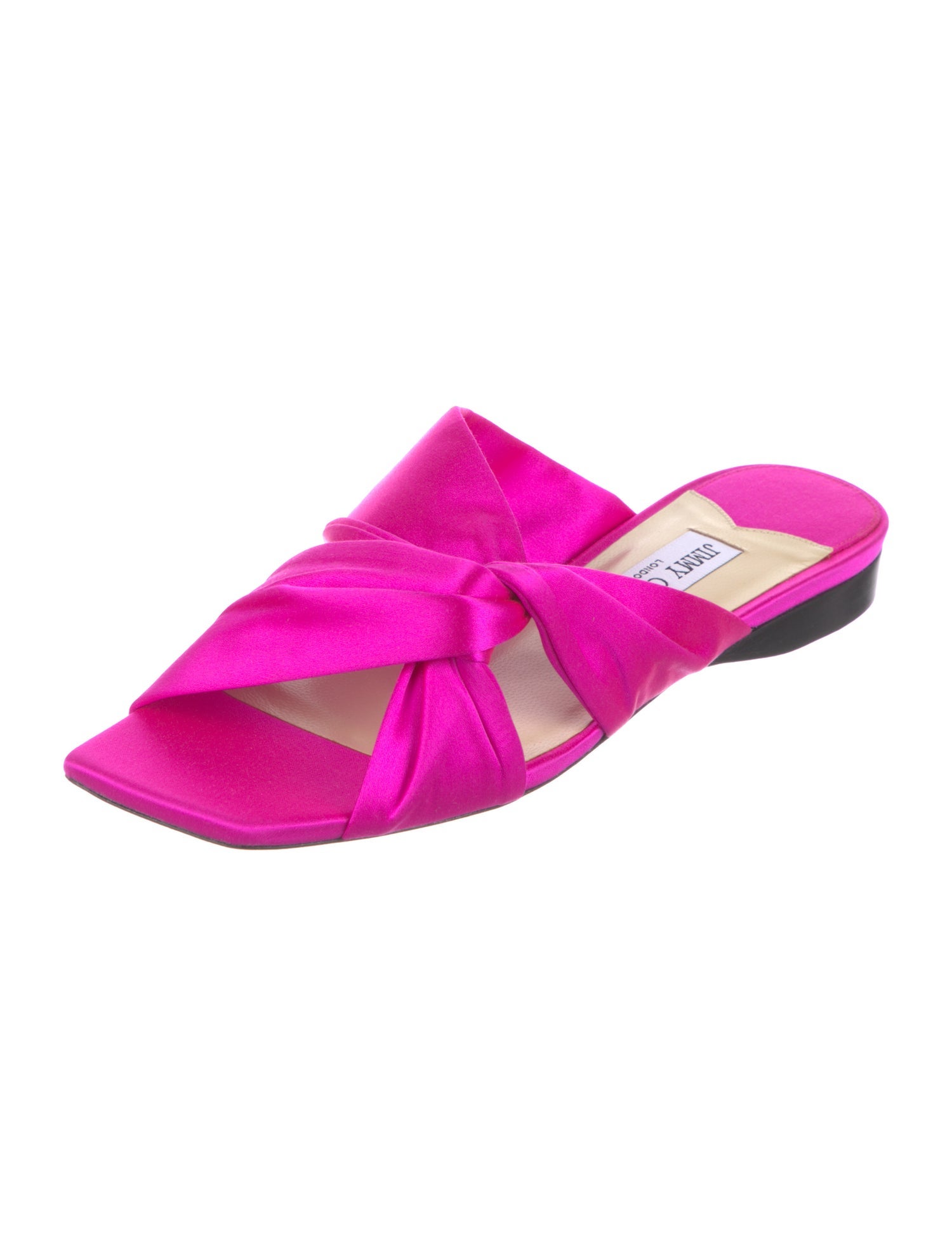 Jimmy Choo Satin Slides
