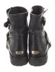 Jimmy Choo Leather Moto Boots