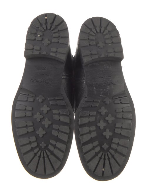 Jimmy Choo Leather Moto Boots