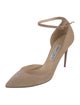 Jimmy Choo Suede D'Orsay Pumps