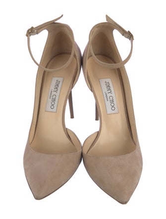 Jimmy Choo Suede D'Orsay Pumps
