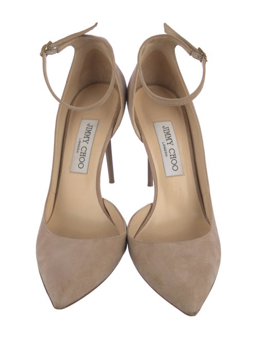 Jimmy Choo Suede D'Orsay Pumps
