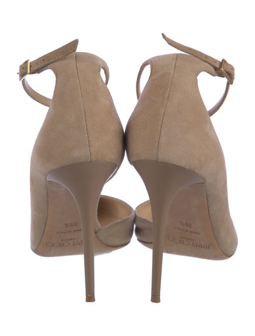 Jimmy Choo Suede D'Orsay Pumps