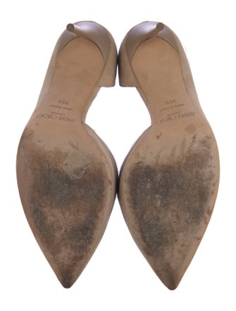 Jimmy Choo Suede D'Orsay Pumps