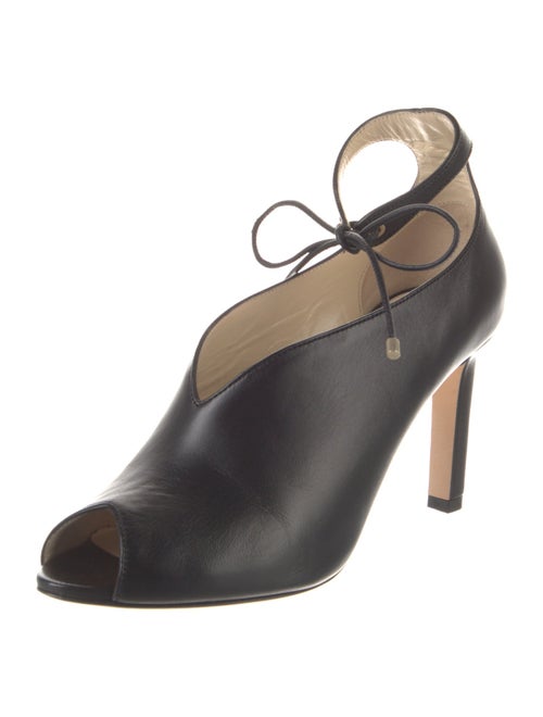 Jimmy Choo Leather T-Strap Pumps