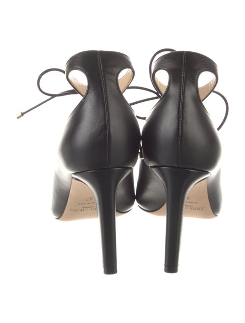 Jimmy Choo Leather T-Strap Pumps