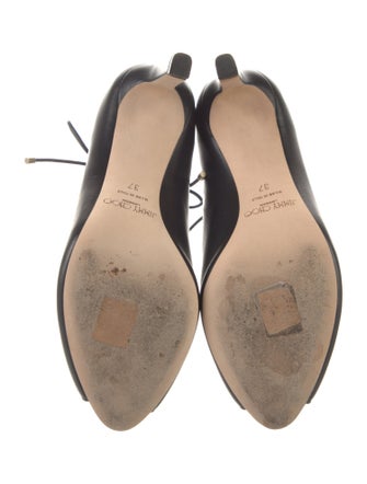 Jimmy Choo Leather T-Strap Pumps