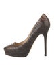 Jimmy Choo Leather Animal Print Pumps