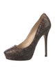 Jimmy Choo Leather Animal Print Pumps