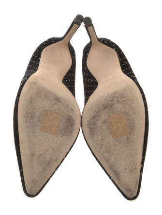 Jimmy Choo Velvet Crystal Embellishments Pumps