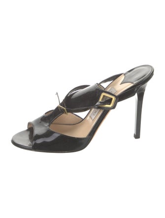 Jimmy Choo Patent Leather Slides
