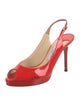 Jimmy Choo Patent Leather Slingback Sandals