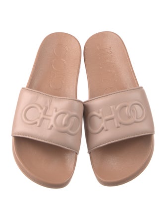 Jimmy Choo Leather Slides