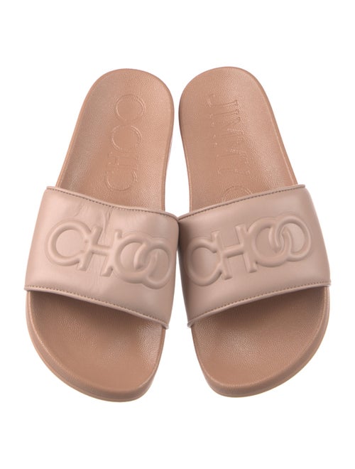 Jimmy Choo Leather Slides