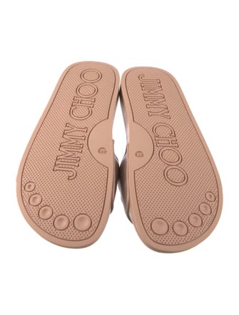 Jimmy Choo Leather Slides
