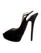 Jimmy Choo Suede Slingback Sandals