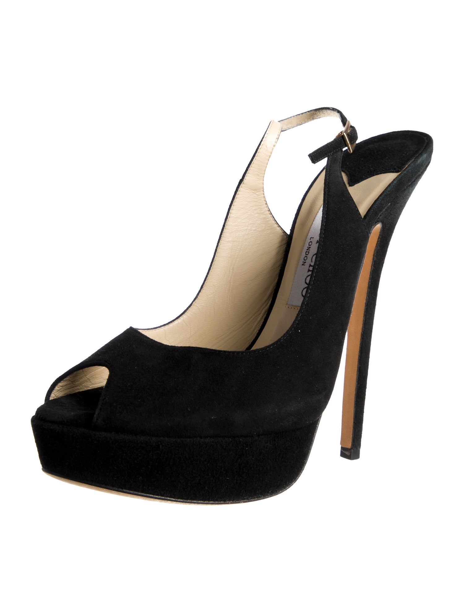 Jimmy Choo Suede Slingback Sandals