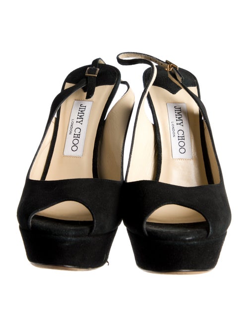 Jimmy Choo Suede Slingback Sandals