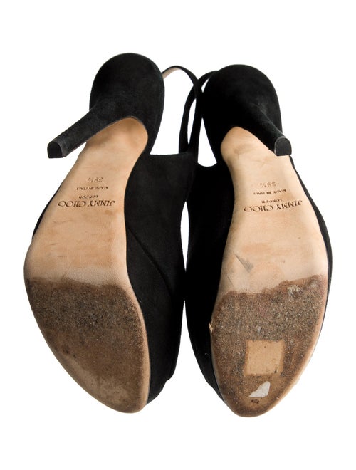 Jimmy Choo Suede Slingback Sandals