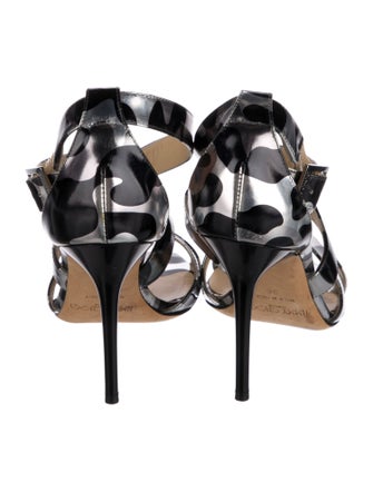 Jimmy Choo Leather Printed Sandals