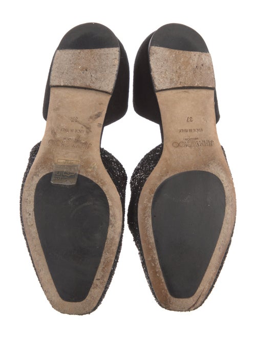 Jimmy Choo Glitter Glitter Accents D'Orsay Flats