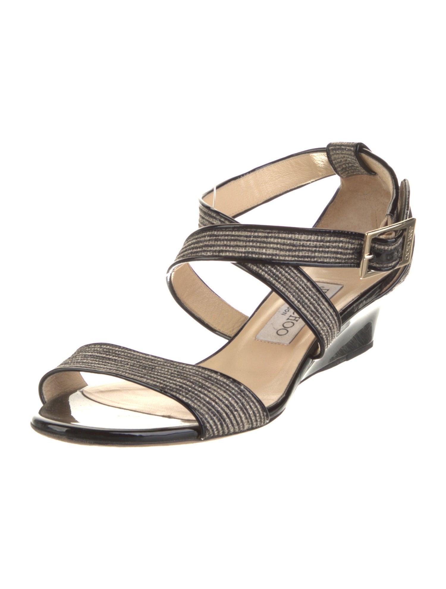 Jimmy Choo Glitter Accents Sandals