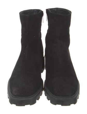 Jimmy Choo Suede Combat Boots