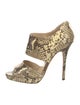 Jimmy Choo Leather Animal Print Pumps