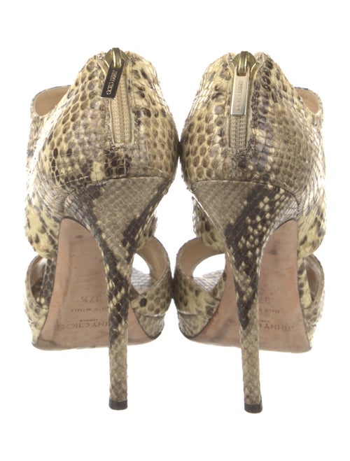 Jimmy Choo Leather Animal Print Pumps
