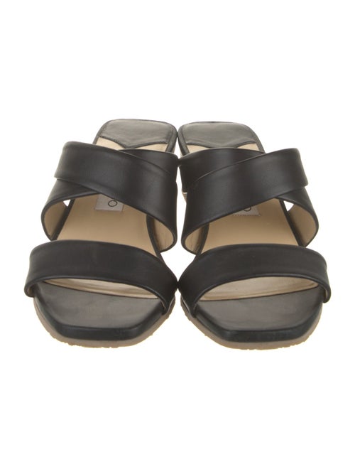 Jimmy Choo Leather Slides