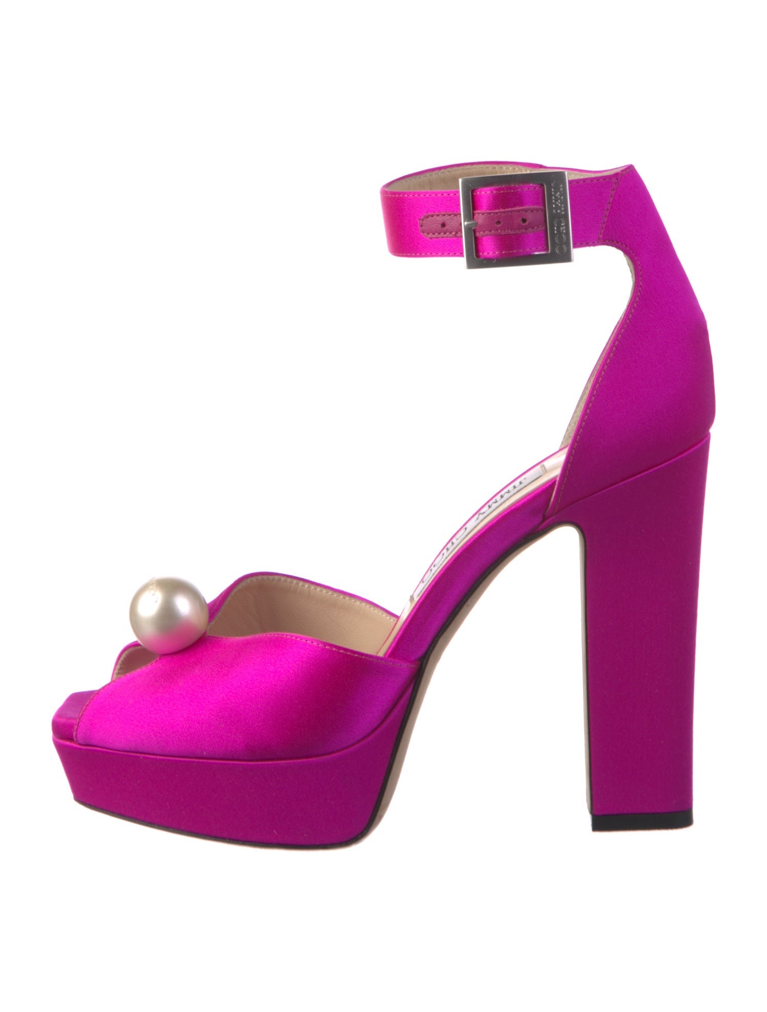 Jimmy Choo Satin D'Orsay Pumps